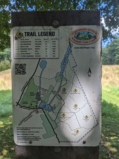 Dorflinger Suydam Wildlife Sanctuary Hiking Area in Honesdale Pennsylvania