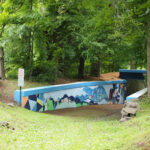 Freedom Seekers Mural Historical Landmark in Honesdale Pennsylvania