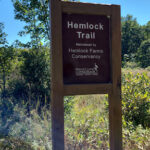 Hemlock Trail Trailhead Hiking Area in Blooming Grove Township Pennsylvania
