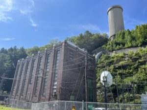 View of the Wallenpaupack hydroelectric plant